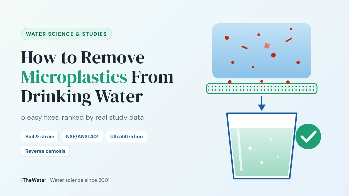 How to Remove Microplastics From Drinking Water: 5 Easy Fixes How to remove microplastics from drinking water: 5 easy fixes